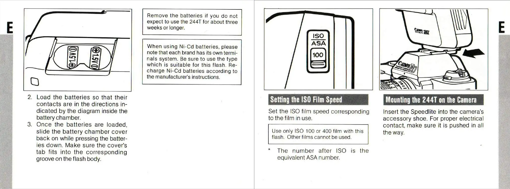 Battery orientation diagram