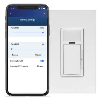 Leviton Smart Sensor App interface for configuration