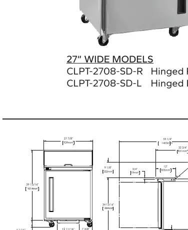 Plan view and dimensions