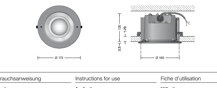 Dimensions and installation diagram