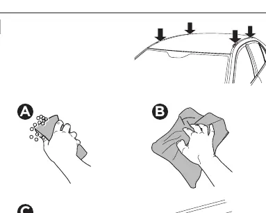 Cleaning and preparing mounting points