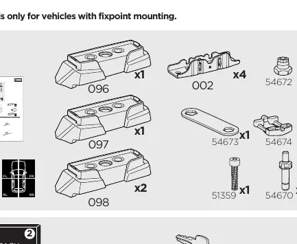 Kit components and pad identification