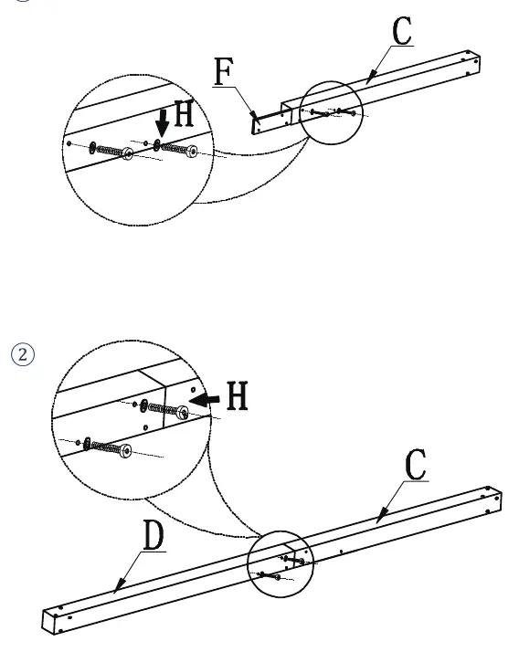Assembly steps 1-2