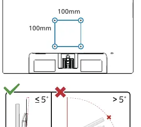 VESA mount dimensions