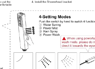 4-Setting Modes operation.