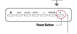 Monitor button layout