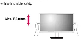 Adjusting stand height