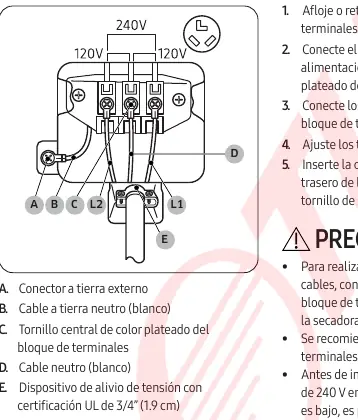 3-wire electrical connection