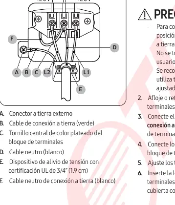 4-wire electrical connection