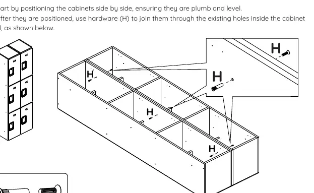 Joining cabinets