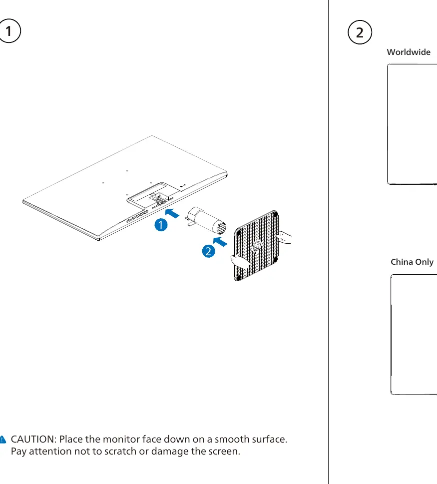 Stand assembly instructions