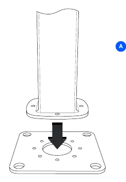 Adapter plate mounting