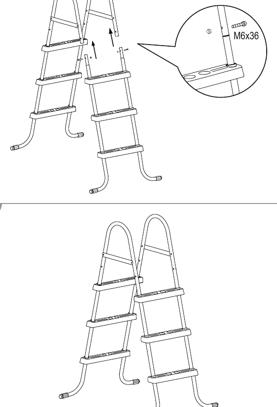 Final ladder assembly