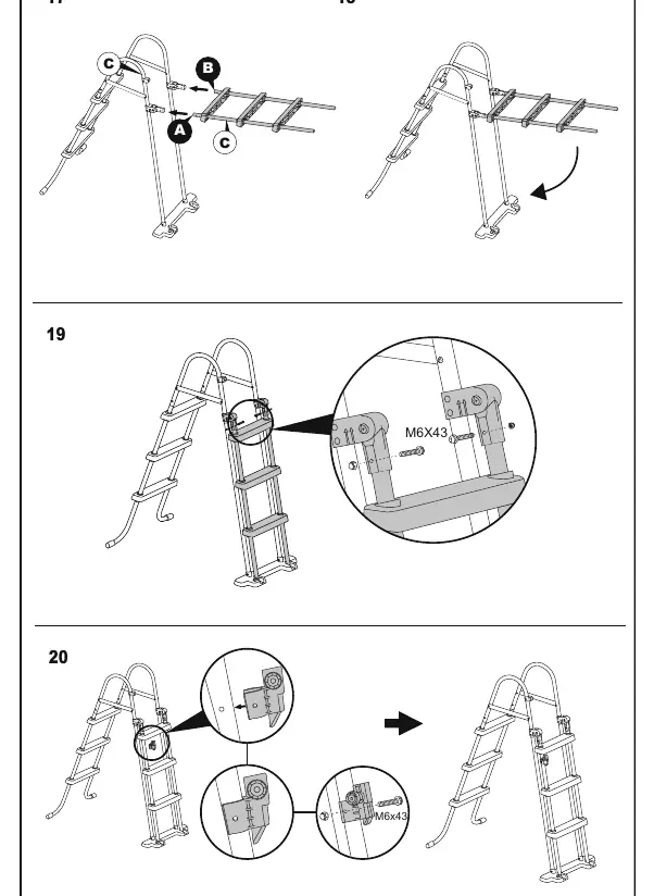 Assembly steps 17-20