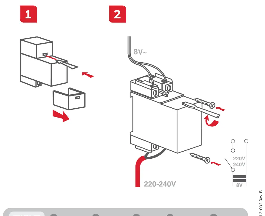 Wiring diagram for the D780S transformer