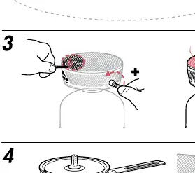 Step 1: Connect stove and canister