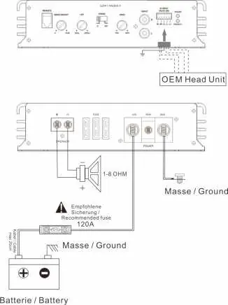 High-level input wiring diagram