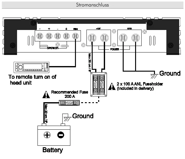 Power connection diagram