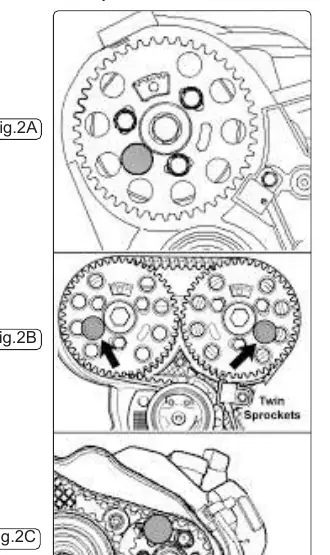 Camshaft locking pin placement