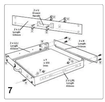 Drawer assembly (Diagram 7)