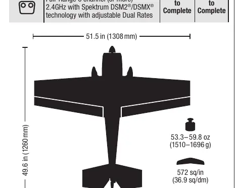 Aircraft dimensions and specifications