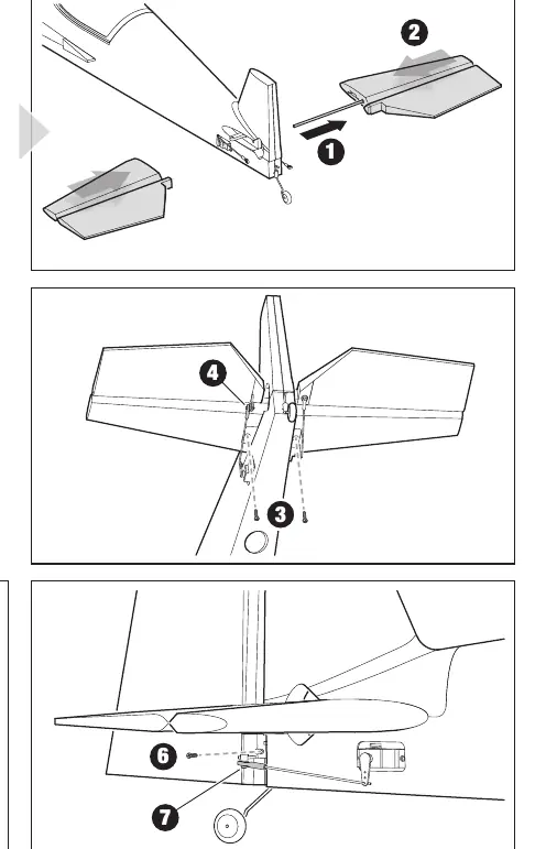 Tail installation steps