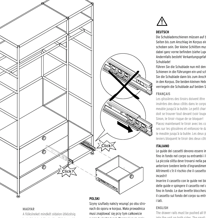 Drawer rail installation
