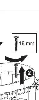 Screw length specifications (18mm vs 32mm).