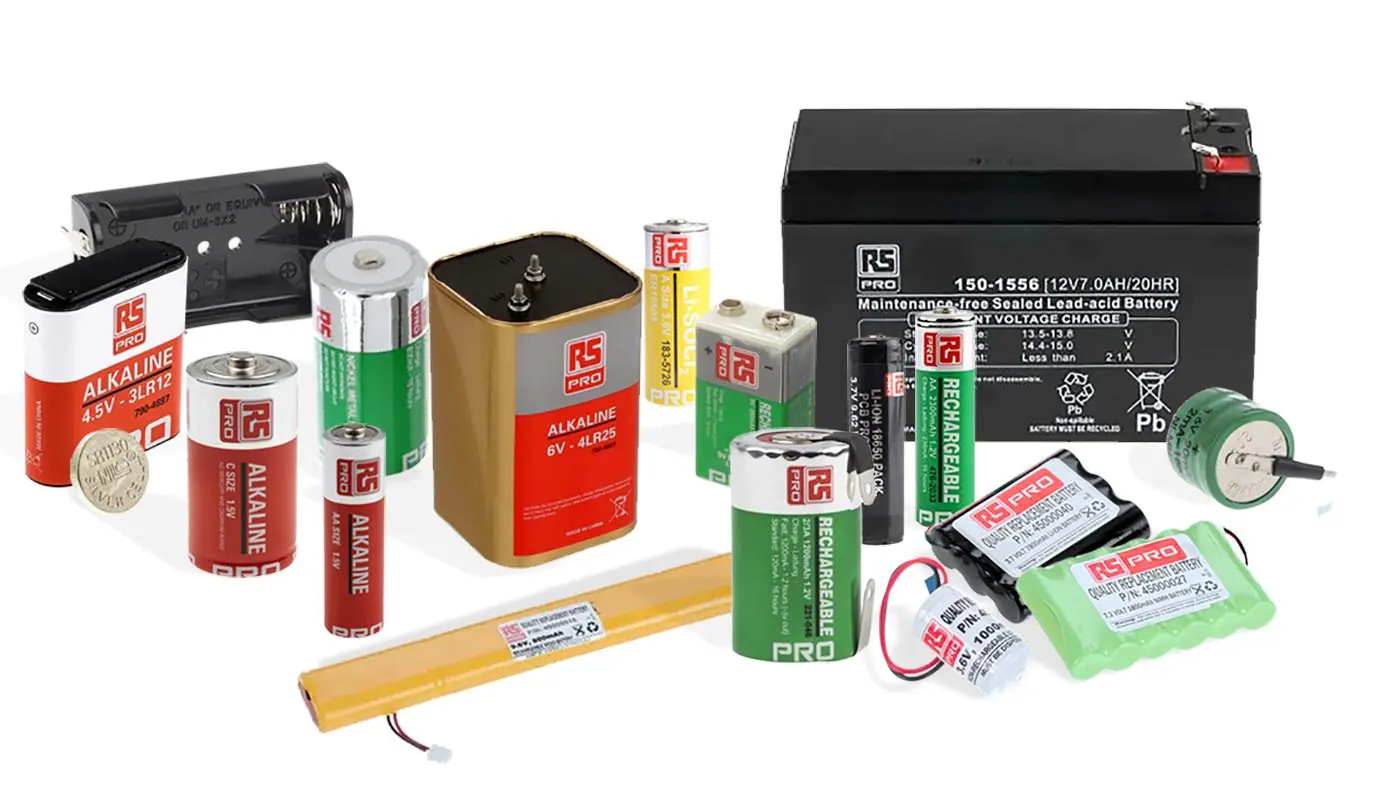 RS Pro battery range overview