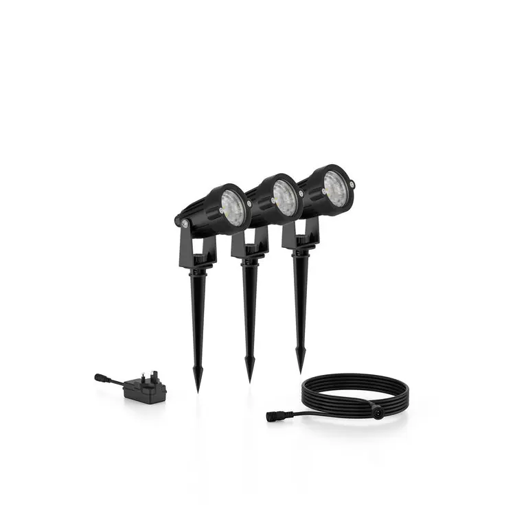 Philips Caper Pedestal/Pathway Light with GardenLink connector and power supply.