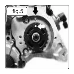 High pressure fuel pump timing mark (fig.5)