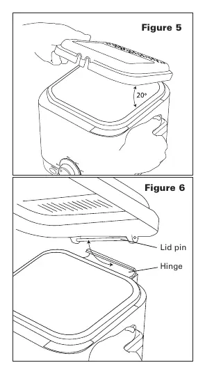 Lid removal and replacement procedure.