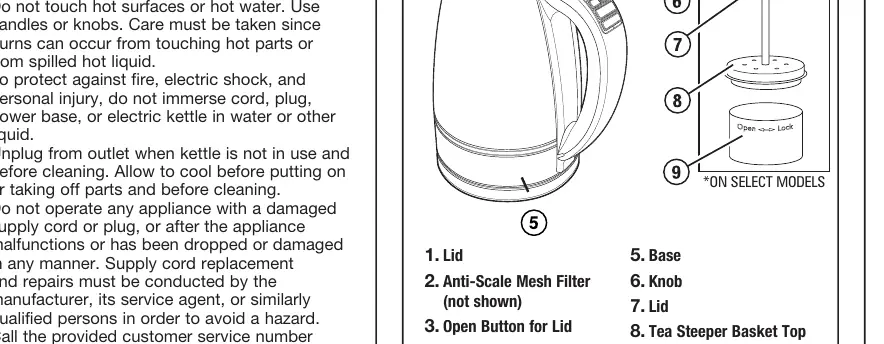 Tea steeper assembly instructions