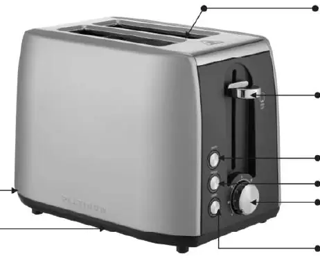 Toaster components diagram