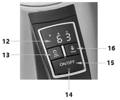 Control panel layout