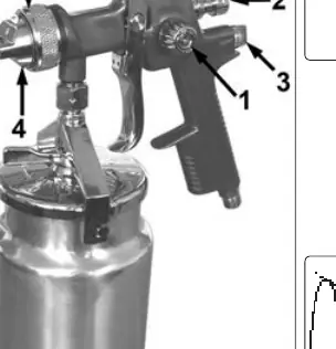 Adjustment knobs and nozzle orientation