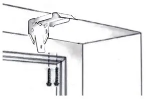 Inside mount bracket installation