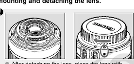 Mounting the lens