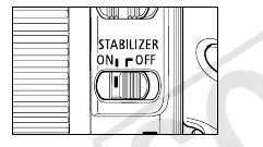 Image stabilizer switch