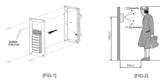 Installation steps and positioning