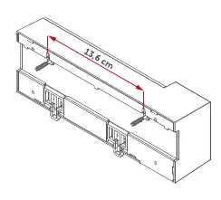 Screw mounting diagram