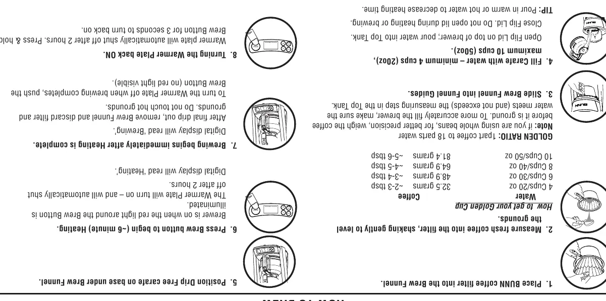 Brewing process steps