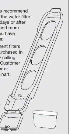 Charcoal water filter installation