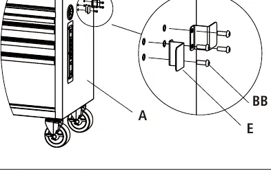 Attaching the storage hook