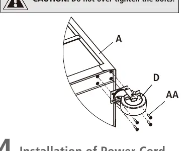 Attaching the casters