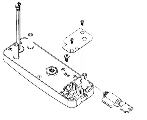 Key cylinder installation steps
