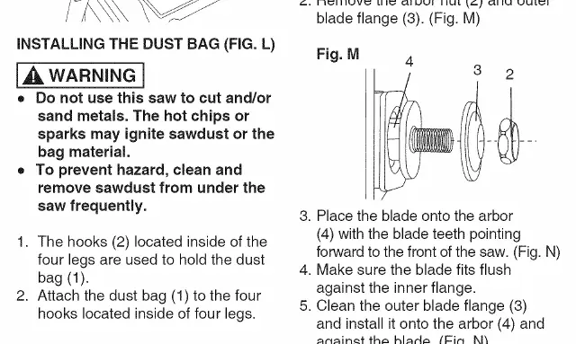 Blade installation