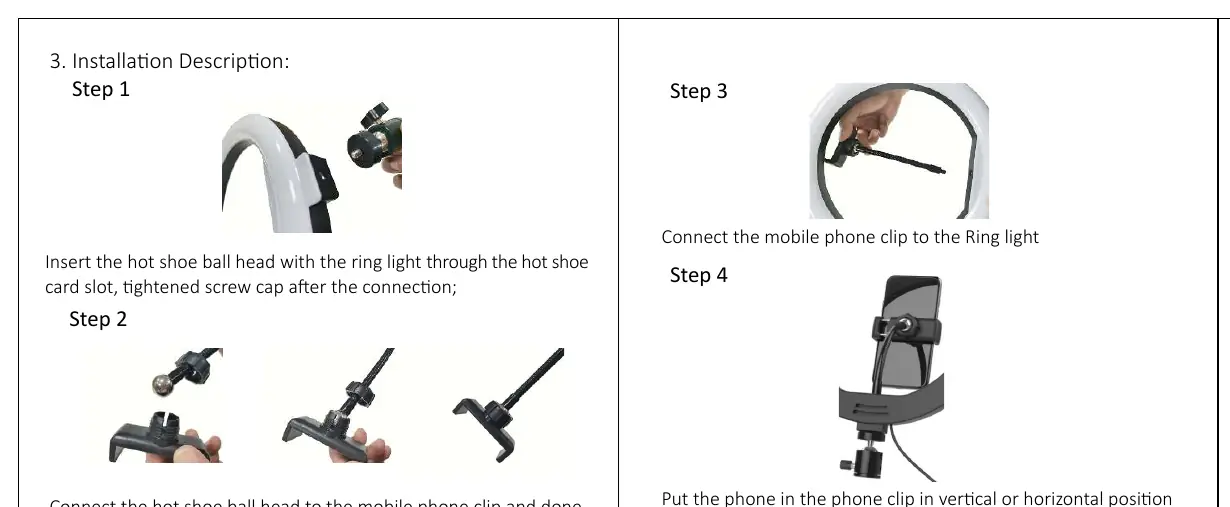 Installation steps