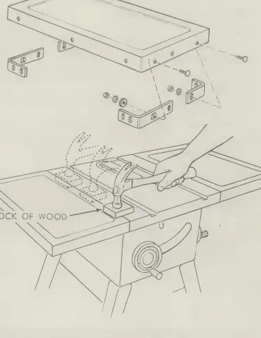 Table extension assembly