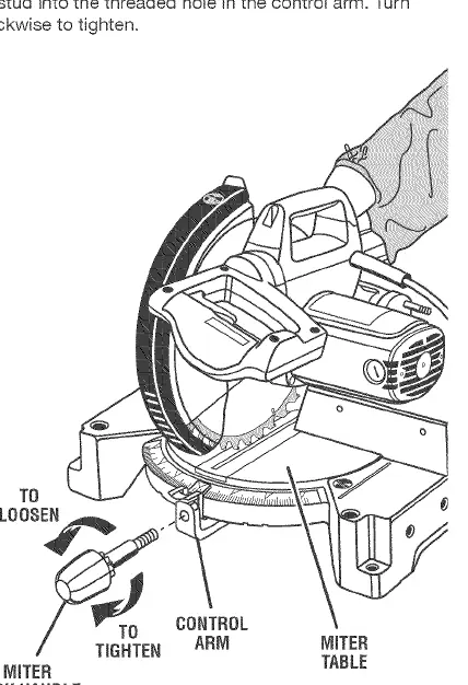 Miter lock handle installation